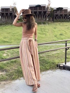 「havaianas（ハワイアナス）のアイテム（サンダル）」を使った、Ikumi さん（レディース・167cm）の夏コーディネート