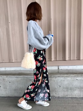 「ivory court（アイボリーコート）のアイテム（ショルダーバッグ）」を使った、Ikumi さん（レディース・167cm）の秋コーディネート