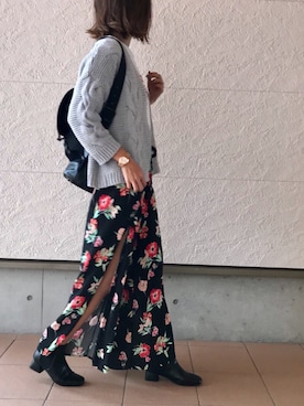 「MICHAEL KORS（マイケルコース）のアイテム」を使った、Ikumi さん（レディース・167cm）の秋コーディネート