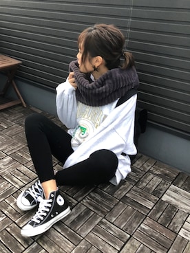 「スヌード」｜Ikumi さん（レディース・167cm）の冬コーディネート