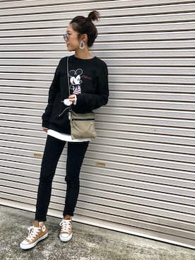 「LBC（エルビーシー）のアイテム」を使った、Ikumi さん（レディース・167cm）の冬コーディネート