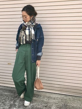 「Sheson（シーズン）のアイテム」を使った、Ikumi さん（レディース・167cm）の冬コーディネート