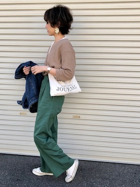 「ワッフル」｜Ikumi さん（レディース・167cm）の冬コーディネート