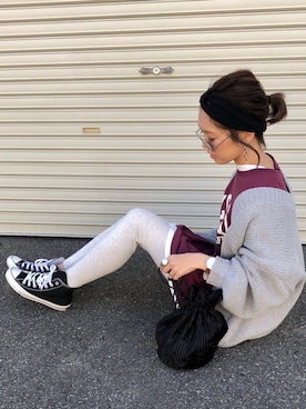 「harmonie（アルモニ）のアイテム」を使った、Ikumi さん（レディース・167cm）の春コーディネート