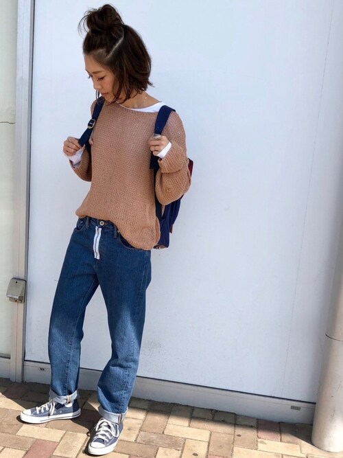 Ikumi Wegoのニット セーターを使ったコーディネート Wear