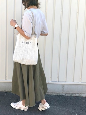 Ikumi さん（レディース・167cm）の春コーディネート