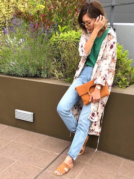 「ROLLA'S（ローラス）のアイテム」を使った、Ikumi さん（レディース・167cm）の夏コーディネート