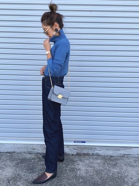 「アイテム（その他シューズ）」を使った、Ikumi さん（レディース・167cm）の秋コーディネート