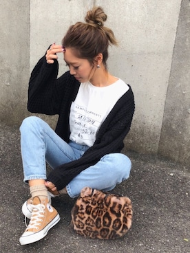 「ROLLA'S（ローラス）のアイテム」を使った、Ikumi さん（レディース・167cm）の秋コーディネート