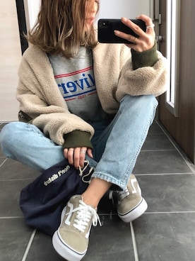 「ROLLA'S（ローラス）のアイテム」を使った、Ikumi さん（レディース・167cm）の冬コーディネート