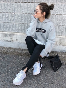 「Add+（アッド）のアイテム」を使った、Ikumi さん（レディース・167cm）の春コーディネート