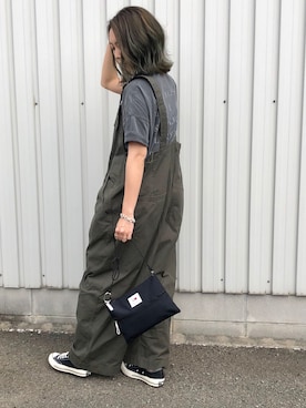「平成最後のWEARISTAセンバツ」｜「アイテム（オールインワン・サロペット）」を使った、Ikumi さん（レディース・167cm）の春コーディネート