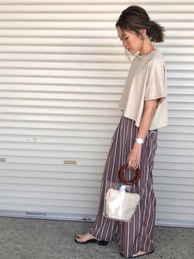 Ikumi さん（レディース・167cm）の春コーディネート