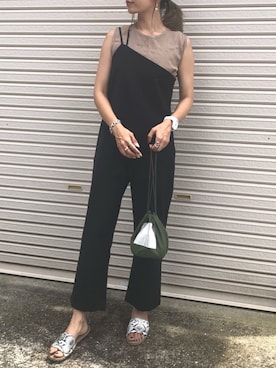 「TOMMY HILFIGER（トミーヒルフィガー）のアイテム」を使った、Ikumi さん（レディース・167cm）の夏コーディネート
