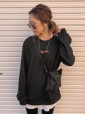 「Not So Ape（ノットソーエイプ）のアイテム」を使った、Ikumi さん（レディース・167cm）の秋コーディネート