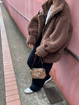 「GERMAN TRAINER（ジャーマントレーナー）のアイテム」を使った、Ikumi さん（レディース・167cm）の冬コーディネート