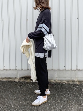 「GERMAN TRAINER（ジャーマントレーナー）のアイテム」を使った、Ikumi さん（レディース・167cm）の冬コーディネート