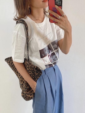 「ZARA（ザラ）のアイテム（トートバッグ）」を使った、Ikumi さん（レディース・167cm）の春コーディネート