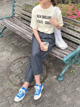 「タックイン」｜Ikumi さん（レディース・167cm）の春コーディネート