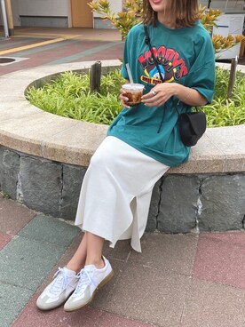 「GERMAN TRAINER（ジャーマントレーナー）のアイテム」を使った、Ikumi さん（レディース・167cm）の春コーディネート
