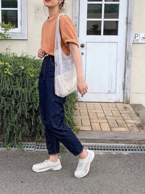 Ikumi ユニクロのtシャツ カットソーを使ったコーディネート Wear
