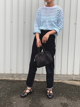 「ボストンバッグ」｜Ikumi さん（レディース・167cm）の夏コーディネート