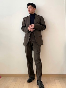 amonさん（メンズ・174cm）の春コーディネート