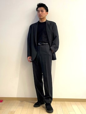 amonさん（メンズ・174cm）の春コーディネート