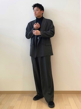 amonさん（メンズ・174cm）の春コーディネート