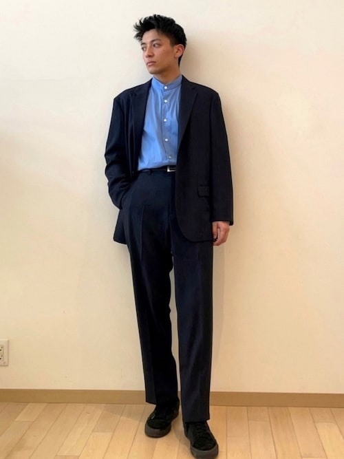 セール】ウールライクストレッチツイル2Bジャケット（テーラード