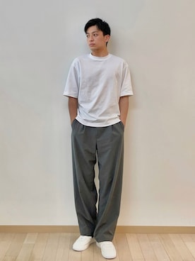「UNIQLO（ユニクロ）のアイテム」を使った、amonさん（メンズ・174cm）の夏コーディネート