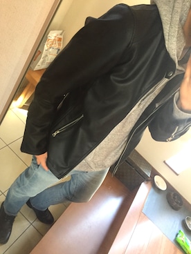 「安物コーデ」｜さとぅしさん（メンズ・183cm）の冬コーディネート