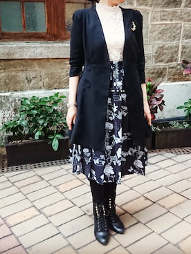 「lolitafashion」｜「アイテム（アクセサリー）」を使った、efoistさん（レディース・153cm）の秋コーディネート