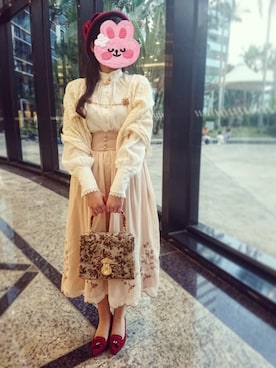 「axes femme（アクシーズファム）のアイテム（帽子）」を使った、efoistさん（レディース・153cm）の春コーディネート