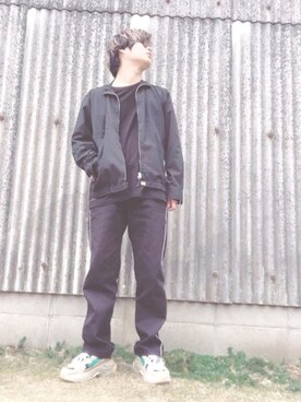 「STUSSY（ステューシー）のアイテム（その他アウター）」を使った、しーちゃん(C_CHANさん（メンズ・173cm）の冬コーディネート