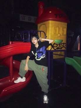 「ROKIT（ロキット）のアイテム（トップス）」を使った、KenNis929 さん（レディース・163cm）の秋コーディネート