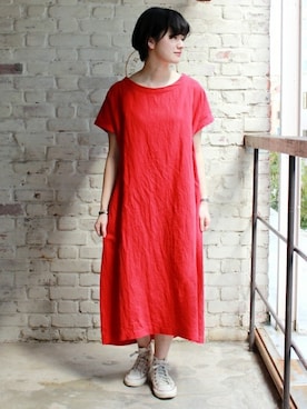 「JOURNAL STANDARD LUXE（ジャーナルスタンダード　ラックス）のアイテム（ワンピース/ドレス）」を使った、A.Kさん（レディース・161cm）の春コーディネート