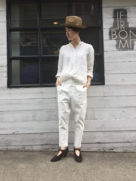 「JOURNAL STANDARD LUXE（ジャーナルスタンダード　ラックス）のアイテム（パンツ）」を使った、A.Kさん（レディース・161cm）の春コーディネート