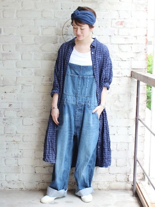 ジャーナルスタンダードラックス 11.5ozダメージデニム オーバーオール ジャーナルスタンダードラックス 11.5ozダメージデニム オーバーオール