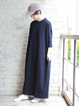 「JOURNAL STANDARD LUXE（ジャーナルスタンダード　ラックス）のアイテム（ワンピース/ドレス）」を使った、A.Kさん（レディース・161cm）の夏コーディネート