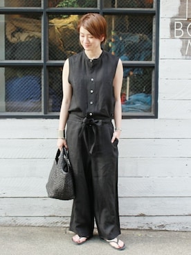「JOURNAL STANDARD LUXE（ジャーナルスタンダード　ラックス）のアイテム（パンツ）」を使った、A.Kさん（レディース・161cm）の夏コーディネート