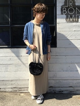 「JOURNAL STANDARD LUXE（ジャーナルスタンダード　ラックス）のアイテム（ジャケット/アウター）」を使った、A.Kさん（レディース・161cm）の夏コーディネート