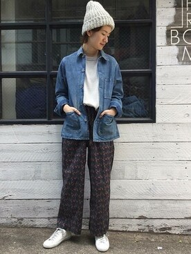 「JOURNAL STANDARD LUXE（ジャーナルスタンダード　ラックス）のアイテム（パンツ）」を使った、A.Kさん（レディース・161cm）の秋コーディネート