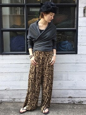 「JOURNAL STANDARD LUXE（ジャーナルスタンダード　ラックス）のアイテム（パンツ）」を使った、A.Kさん（レディース・161cm）の秋コーディネート