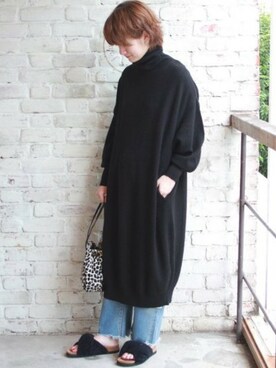 「JOURNAL STANDARD LUXE（ジャーナルスタンダード　ラックス）のアイテム（ワンピース/ドレス）」を使った、A.Kさん（レディース・161cm）の秋コーディネート