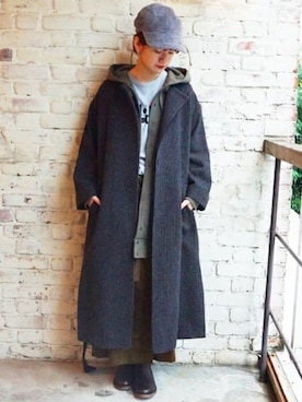 「JOURNAL STANDARD LUXE（ジャーナルスタンダード　ラックス）のアイテム（その他アウター）」を使った、A.Kさん（レディース・161cm）の秋コーディネート