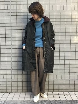 「JOURNAL STANDARD LUXE（ジャーナルスタンダード　ラックス）のアイテム（パンツ）」を使った、A.Kさん（レディース・161cm）の秋コーディネート