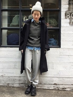 「JOURNAL STANDARD LUXE（ジャーナルスタンダード　ラックス）のアイテム（パンツ）」を使った、A.Kさん（レディース・161cm）の秋コーディネート
