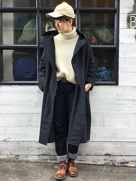 「JOURNAL STANDARD LUXE（ジャーナルスタンダード　ラックス）のアイテム（その他アウター）」を使った、A.Kさん（レディース・161cm）の秋コーディネート