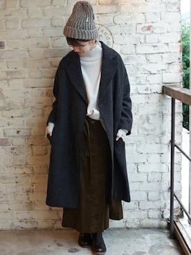 「JOURNAL STANDARD LUXE（ジャーナルスタンダード　ラックス）のアイテム（その他アウター）」を使った、A.Kさん（レディース・161cm）の秋コーディネート